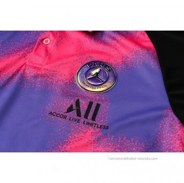Conjunto Polo del Paris Saint-Germain 2021-2022 Purpura