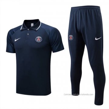 Conjunto Polo del Paris Saint-Germain 2022-2023 Azul Marino Conjunto Polo del Paris Saint-Germain 2022-2023 Azul Marino