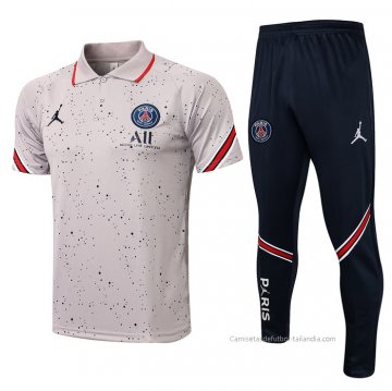 Conjunto Polo del Paris Saint-Germain Jordan 2021-2022 Gris Conjunto Polo del Paris Saint-Germain Jordan 2021-2022 Gris