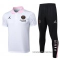 Conjunto Polo del Paris Saint-Germain Jordan 2024-2025 Blanco