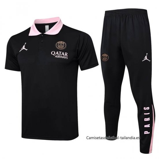 Conjunto Polo del Paris Saint-Germain Jordan 2024-2025 Negro - Haga un click en la imagen para cerrar