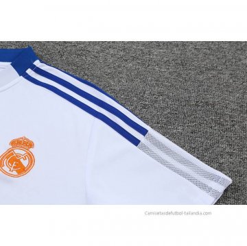 Conjunto Polo del Real Madrid 2022-2023 Blanco y Azul