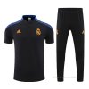 Conjunto Polo del Real Madrid 2022-2023 Negro y Azul Conjunto Polo del Real Madrid 2022-2023 Negro y Azul