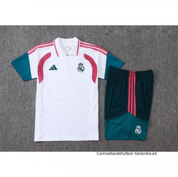 Conjunto Polo del Real Madrid 2026-2027 Blanco