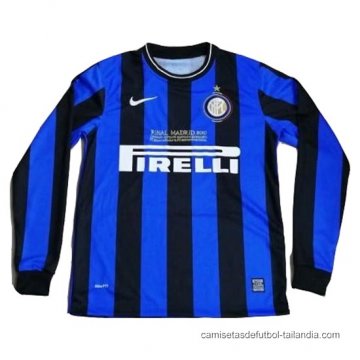 1ª Camiseta Inter Milan Manga Larga Retro 2009-2010 1ª Camiseta Inter Milan Manga Larga Retro 2009-2010
