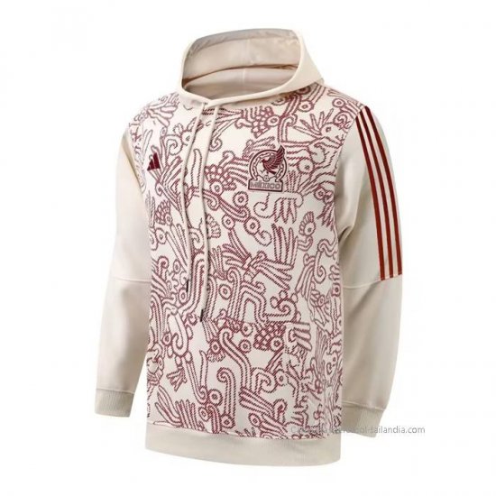 Sudadera con Capucha del Mexico 2022-2023 Blanco - Haga un click en la imagen para cerrar