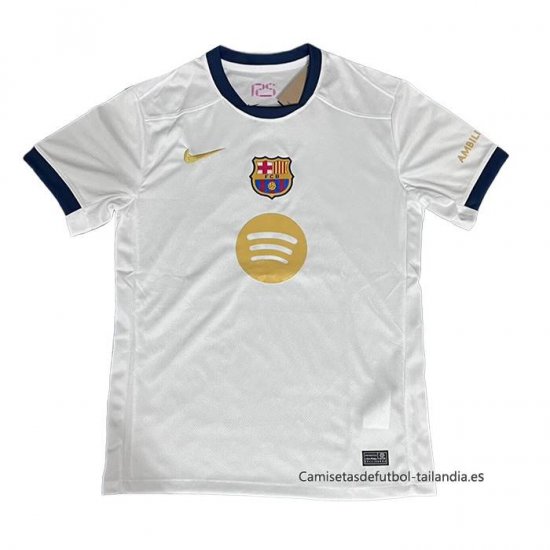 Tailandia Camiseta Barcelona Special 2025-2026 Blanco - Haga un click en la imagen para cerrar