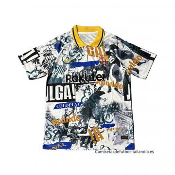 Tailandia Camiseta Barcelona Special 2025-2026 Blanco Negro Tailandia Camiseta Barcelona Special 2025-2026 Blanco Negro