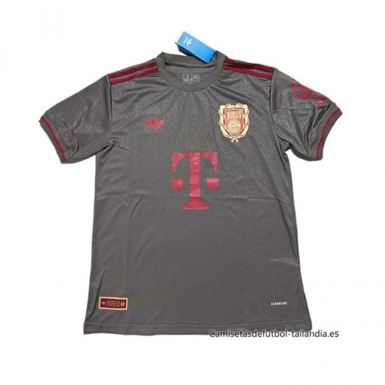 Tailandia Camiseta Bayern Munich 125 Aniversario 2024 Negro Rojo - Haga un click en la imagen para cerrar