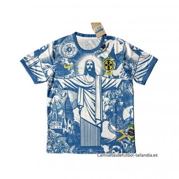 Tailandia Camiseta Brasil Jesus 2025-2026 Azul Tailandia Camiseta Brasil Jesus 2025-2026 Azul
