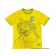 Tailandia Camiseta Brasil Jesus 2025 Amarillo