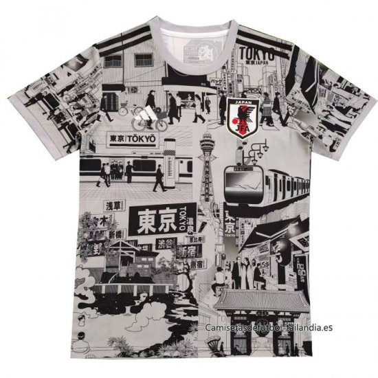 Tailandia Camiseta Japon Anime 2024-2025 Gris - Haga un click en la imagen para cerrar