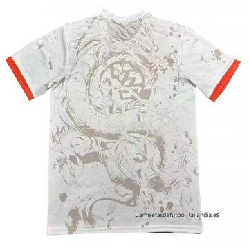 Tailandia Camiseta Japon Anime 2025-2026 Blanco y Naranja