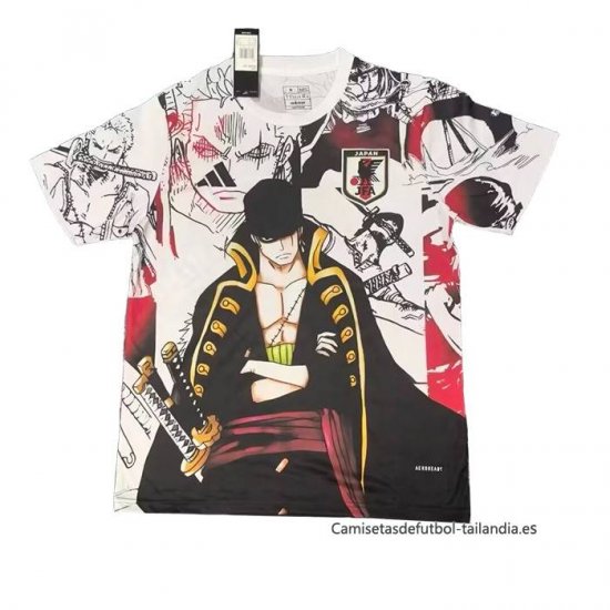 Tailandia 1ª Camiseta Japon Anime PIECE 2025-2026 Blanco - Haga un click en la imagen para cerrar