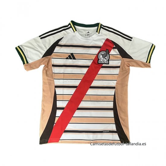 Tailandia Camiseta Mexico Special 2026 Blanco Naranja - Haga un click en la imagen para cerrar