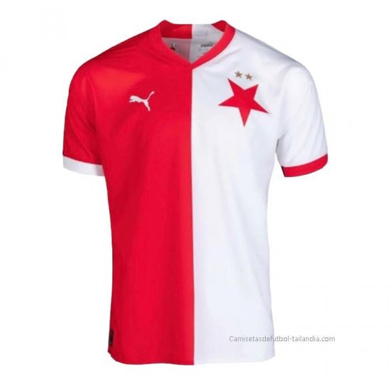 Tailandia 1ª Camiseta Slavia Praha 2022-2023 - Haga un click en la imagen para cerrar