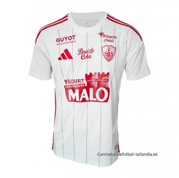 Tailandia 2ª Camiseta Stade Brestois 2025-2026  Tailandia 2ª Camiseta Stade Brestois 2025-2026