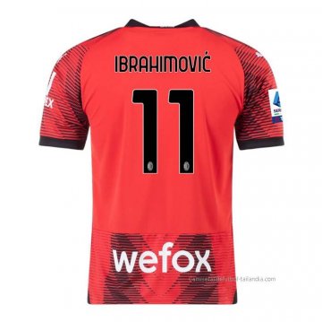 1ª Camiseta AC Milan Jugador Ibrahimovic 2023-2024 1ª Camiseta AC Milan Jugador Ibrahimovic 2023-2024
