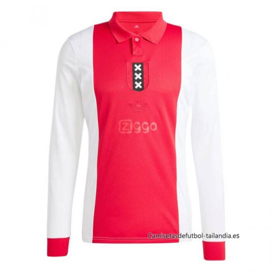Camiseta Ajax Anniversary Manga Larga 2024-2025 - Haga un click en la imagen para cerrar