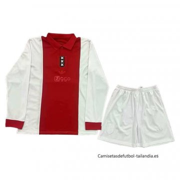 Camiseta Ajax Anniversary Manga Larga Nino 2024-2025 Camiseta Ajax Anniversary Manga Larga Nino 2024-2025