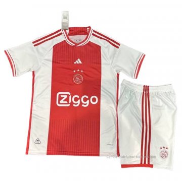 1ª Camiseta Ajax Nino 2023-2024 1ª Camiseta Ajax Nino 2023-2024