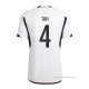 1ª Camiseta Alemania Jugador Tah 2022