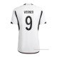 1ª Camiseta Alemania Jugador Werner 2022
