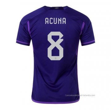2ª Camiseta Argentina Jugador Acuna 2022 2ª Camiseta Argentina Jugador Acuna 2022