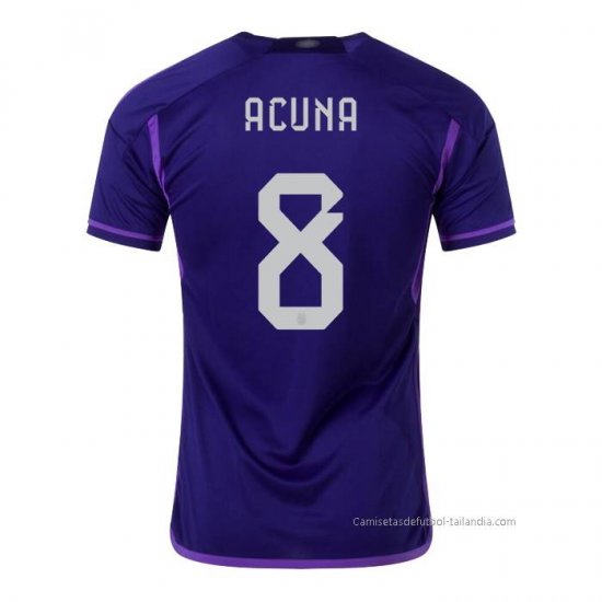 2ª Camiseta Argentina Jugador Acuna 2022 - Haga un click en la imagen para cerrar