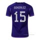 2ª Camiseta Argentina Jugador Gonzalez 2022
