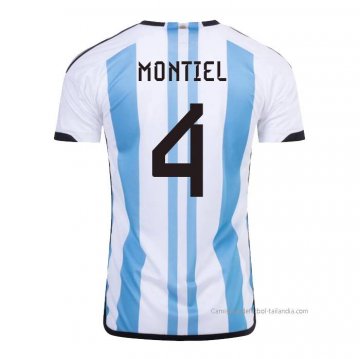 1ª Camiseta Argentina Jugador Montiel 2022 1ª Camiseta Argentina Jugador Montiel 2022