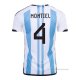 1ª Camiseta Argentina Jugador Montiel 2022