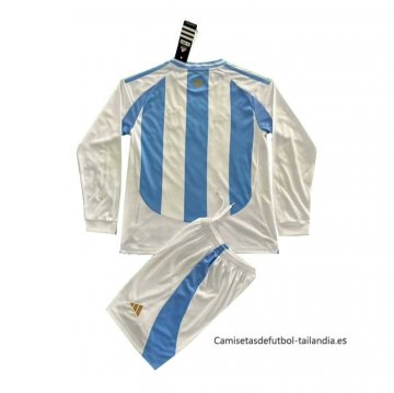 1ª Camiseta Argentina Manga Larga Nino 2024