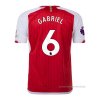 1ª Camiseta Arsenal Jugador Gabriel 2023-2024 1ª Camiseta Arsenal Jugador Gabriel 2023-2024