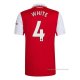 1ª Camiseta Arsenal Jugador White 2022-2023