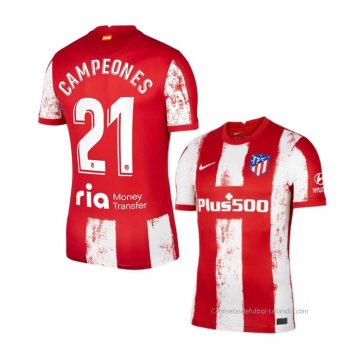 1ª Camiseta Atletico Madrid Jugador Campeones 2021-2022 1ª Camiseta Atletico Madrid Jugador Campeones 2021-2022