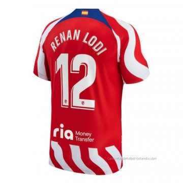 1ª Camiseta Atletico Madrid Jugador Renan Lodi 2022-2023 1ª Camiseta Atletico Madrid Jugador Renan Lodi 2022-2023