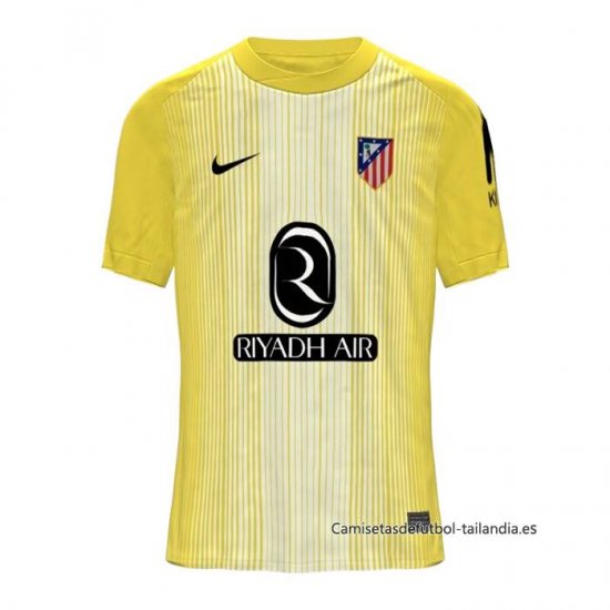 Camiseta Atletico Madrid Portero 2025-2026 Amarillo - Haga un click en la imagen para cerrar