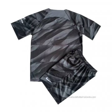 Camiseta Atletico Madrid Portero Nino 2023-2024 Negro