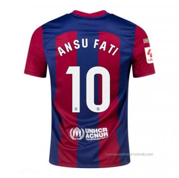 1ª Camiseta Barcelona Jugador Ansu Fati 2023-2024 1ª Camiseta Barcelona Jugador Ansu Fati 2023-2024