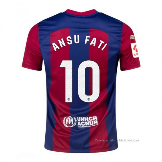 1ª Camiseta Barcelona Jugador Ansu Fati 2023-2024 - Haga un click en la imagen para cerrar