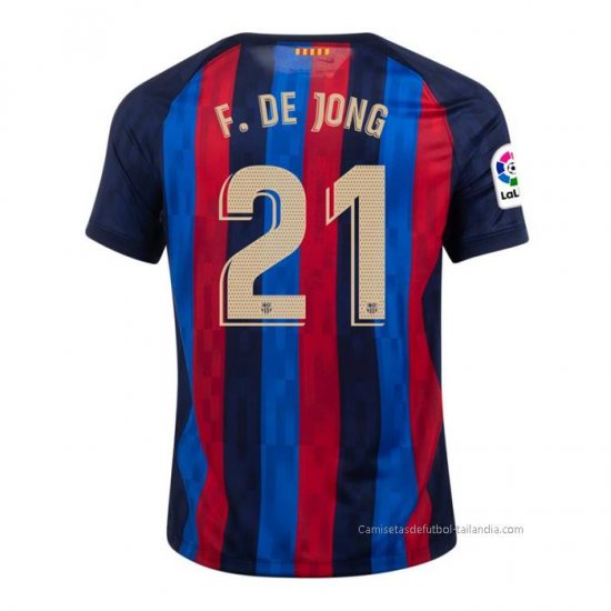 1ª Camiseta Barcelona Jugador F.De Jong 2022-2023 - Haga un click en la imagen para cerrar