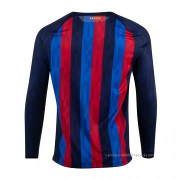 1ª Camiseta Barcelona Manga Larga 2022-2023