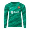 Camiseta Barcelona Portero Manga Larga 2023-2024 Verde Camiseta Barcelona Portero Manga Larga 2023-2024 Verde