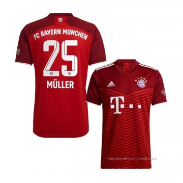 1ª Camiseta Bayern Munich Jugador Muller 2021-2022 1ª Camiseta Bayern Munich Jugador Muller 2021-2022