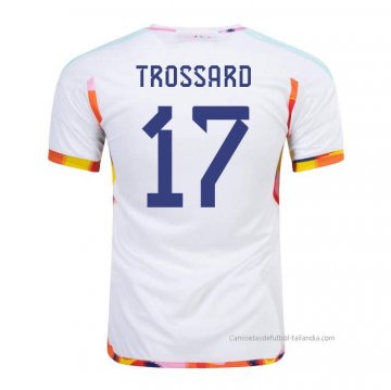 2ª Camiseta Belgica Jugador Trossard 2022 2ª Camiseta Belgica Jugador Trossard 2022