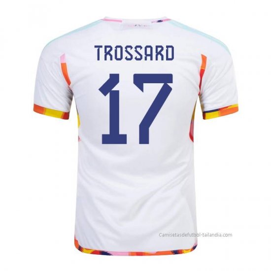 2ª Camiseta Belgica Jugador Trossard 2022 - Haga un click en la imagen para cerrar
