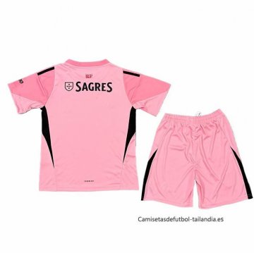 Camiseta Benfica Portero Nino 2025-2026 Rosa