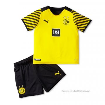 1ª Camiseta Borussia Dortmund Nino 2021-2022 1ª Camiseta Borussia Dortmund Nino 2021-2022