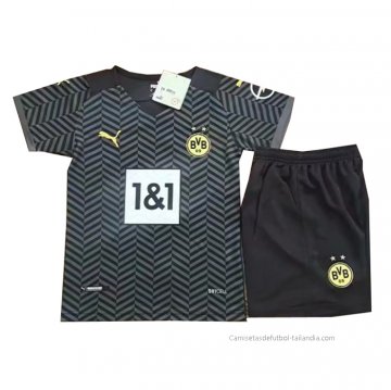 2ª Camiseta Borussia Dortmund Nino 2021-2022 2ª Camiseta Borussia Dortmund Nino 2021-2022